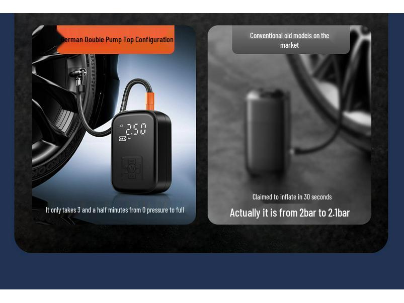 006 Портативный электрический насос для накачивания шин автомобиля