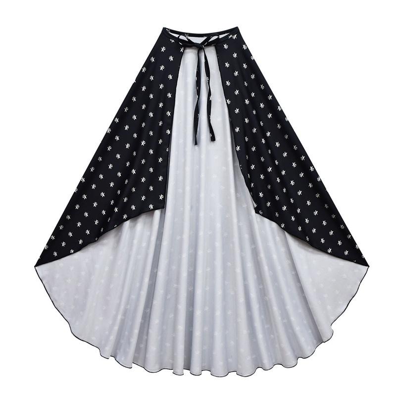Wednesday Addams Dress Wig Xmas Halloween Party Cosplay Costume For Kids