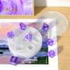 Large DND Dice Resin Molds for DIY Dices Making 7 Cavities Polyhedral Silicone Mold with Stereoscopic Design Epoxy Resin Molds for Table Board Game