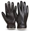 Men Sheepskin Leather Gloves Outdoor Sport Warm Wool Lined Vintage Daily Dress Driving Gloves