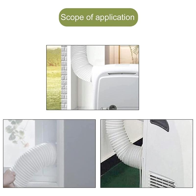 Energy Efficient Air Conditioner Hose Connector Leak Proof Seal Small PVC Construction Suitable for Sliding Window V
