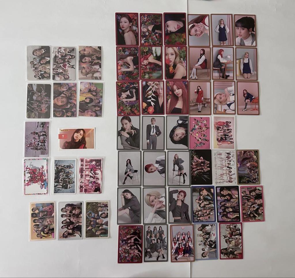[USED] TWICE Album Trading Card Accessory CD Set Bulk Sale