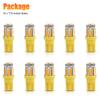 10 шт. W5W 10-7014 SMD Светодиодные автомобильные T10 194 168 Клиновые запасные лампы для габаритных огней крыши, кабины, ходовых огней