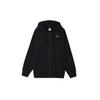 Zippered Fleece Lined Hooded Jacket Women Jackets Black DD5635-010