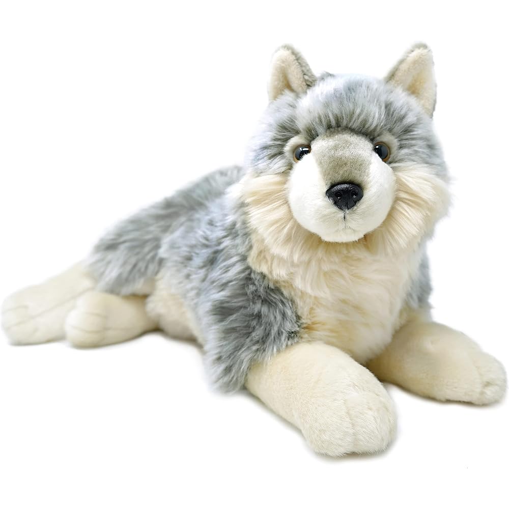 VIAHART Whitaker The Wolf 14 Inch Stuffed Animal Plush Toy Soft Dog