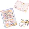 Color Inner Page Cartoon Notebook Gashapon Mahines Square Writing Pad Small Notepad  Diary