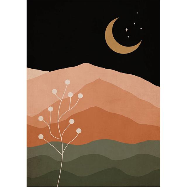 Абстрактная Бохо Небесная Коллекция Принты Постер Холст Картина Современное Настенное Искусство Картина Для Гостиной Спальни Домашнее Украшение