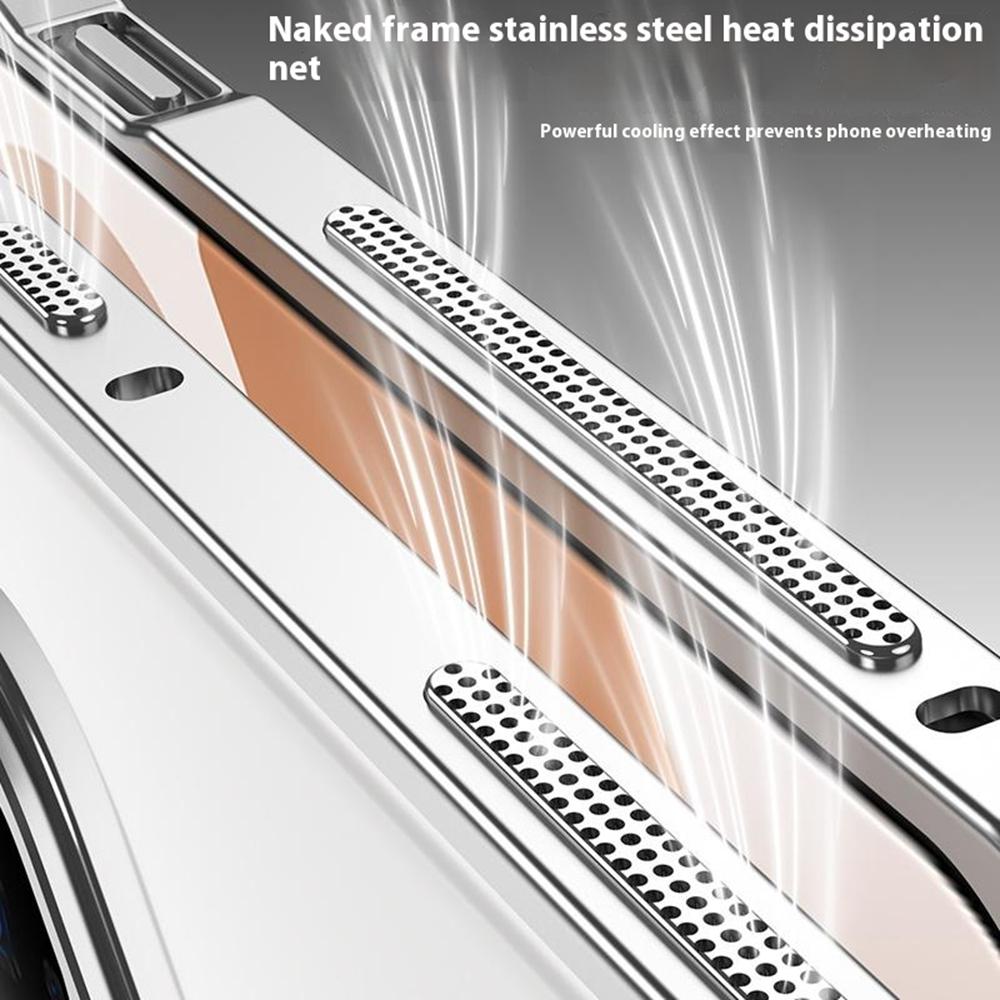 For Huawei Pura 80 Ultra Bumper Cases Metal Frame Heat Dissipation Cover with Lens Protector