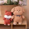 Cute Bear Puppy Rabbit Fox Plush Toy Cartoon Girl Sleep Companion Gift Holiday