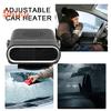Portable Car Heater 12V: Fast Heating Cooling Fan, 360-degree Rotatable, Multi-Level Adjustment, Car Defogger