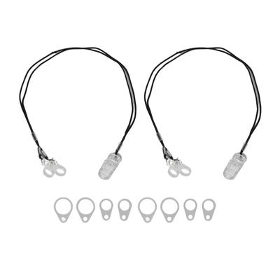 2шт клипсы для слуховых аппаратов предотвращают потерю безопасного защитного шнурка для слухового аппарата BTE с разным размером