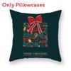 С Рождеством Наволочка Рождественский Дом Диван Декоративная Подушка Чехол Принт Украшение