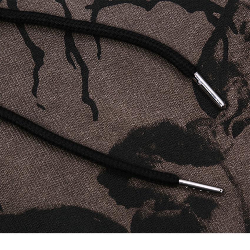 2023 Женский Модный Европейский и Американский Свободный Уличный Спортивный Кардиган с Капюшоном на Молнии.