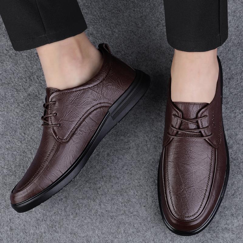 Мужская деловая кожаная обувь Дерби Классические туфли