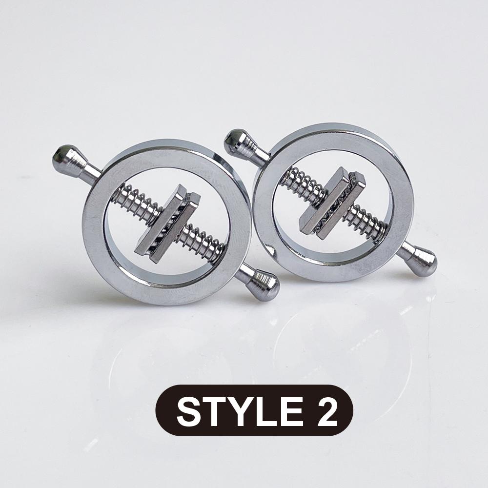 BDSM Metal Nail Nipple Clamps Nipple Correction Flirtatious Stimulation Adult Sex Toys