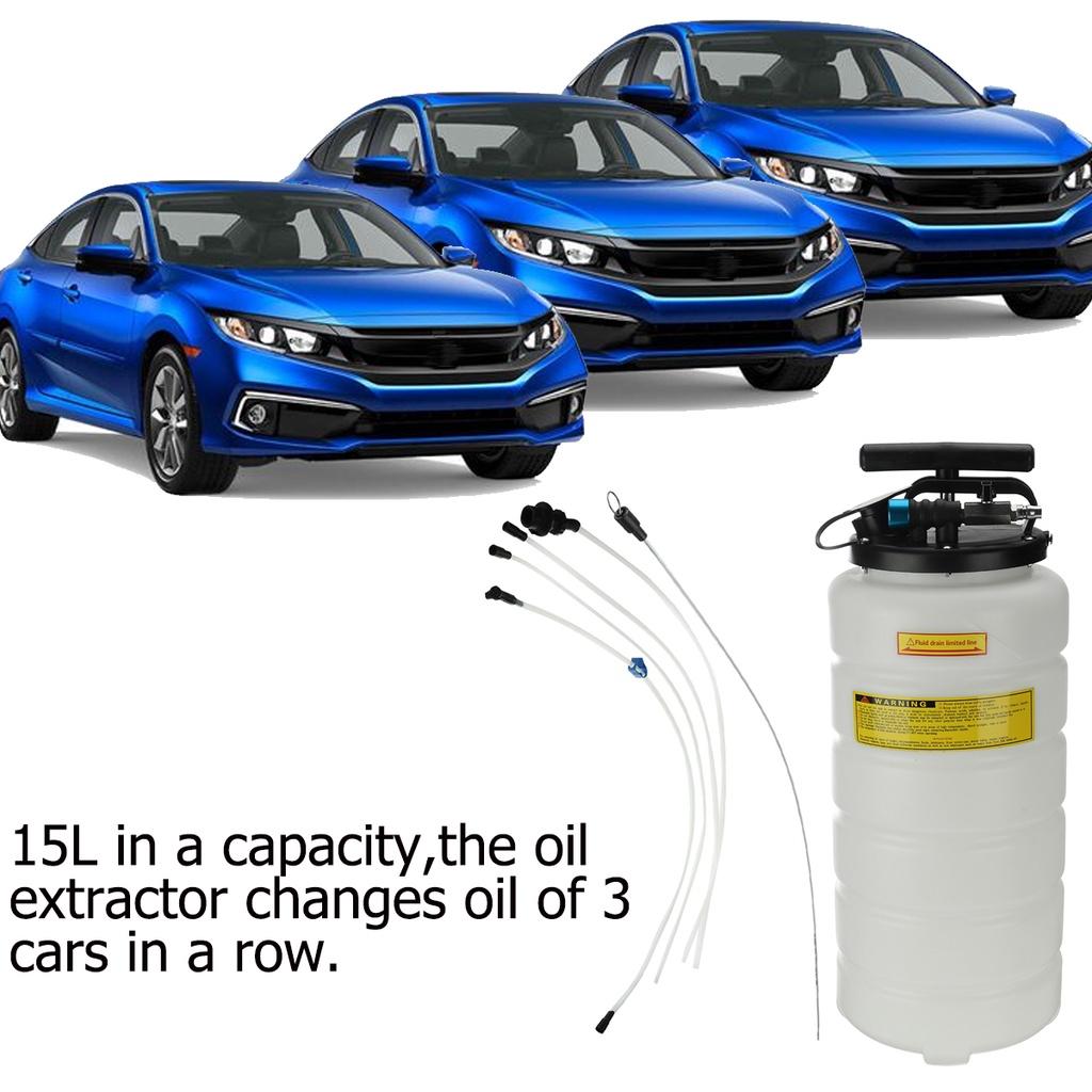 15L Pneumatic Manual Vacuum Fluid Extractor Brake Oil Changer Pump Engine Gear Oil Transmission Fluid Brake Fluid Coolan