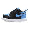 Air Jordan 1 Low ALT TD University Blue Детские кроссовки Черный Белый DR9747-041