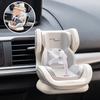 Кукольное автокресло с мягкой пушистой подушкой, чехол для сиденья, конструкция с ремнем безопасности, легко устанавливается, милое кукольное кресло, украшение интерьера автомобиля