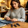 6 шт. Пуговицы-регуляторы талии для джинсов и брюк DIY, расширители талии без шитья для женщин и мужчин NK004
