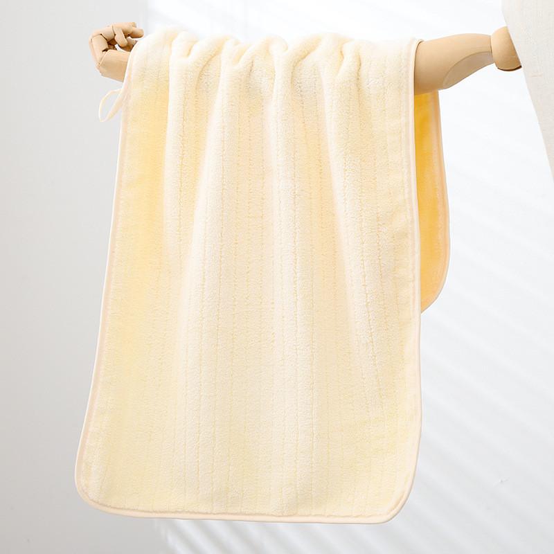 Thick Adults Coral Fleece Towel With Fast Absorption For Bathroom And Hotel