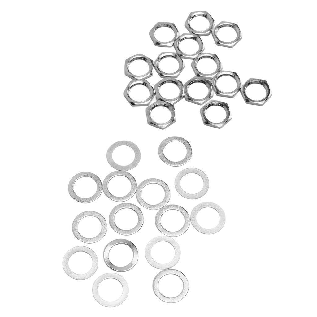 Гнездо для инструмента с резьбой G3 8, комплект металлических шайб, крепеж для электрогитары, бас-гитары