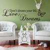 Removable Butterfly Words Art Vinyl Quote Word DIY Wall Sticker Decal Mural Home Room Wall AVE