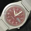 USED VINTAGE SEIKO 5 AUTOMATIC 7009A JAPAN MENS D/D RED WATCH 621b-a413510-2 SKU621b-a413510