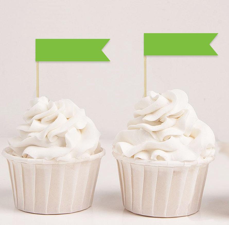 Дарлинг Сувенир| Топпер для кексов с простыми флагами | Десертные украшения для торта, кексов, вечеринок, топперов, упаковка