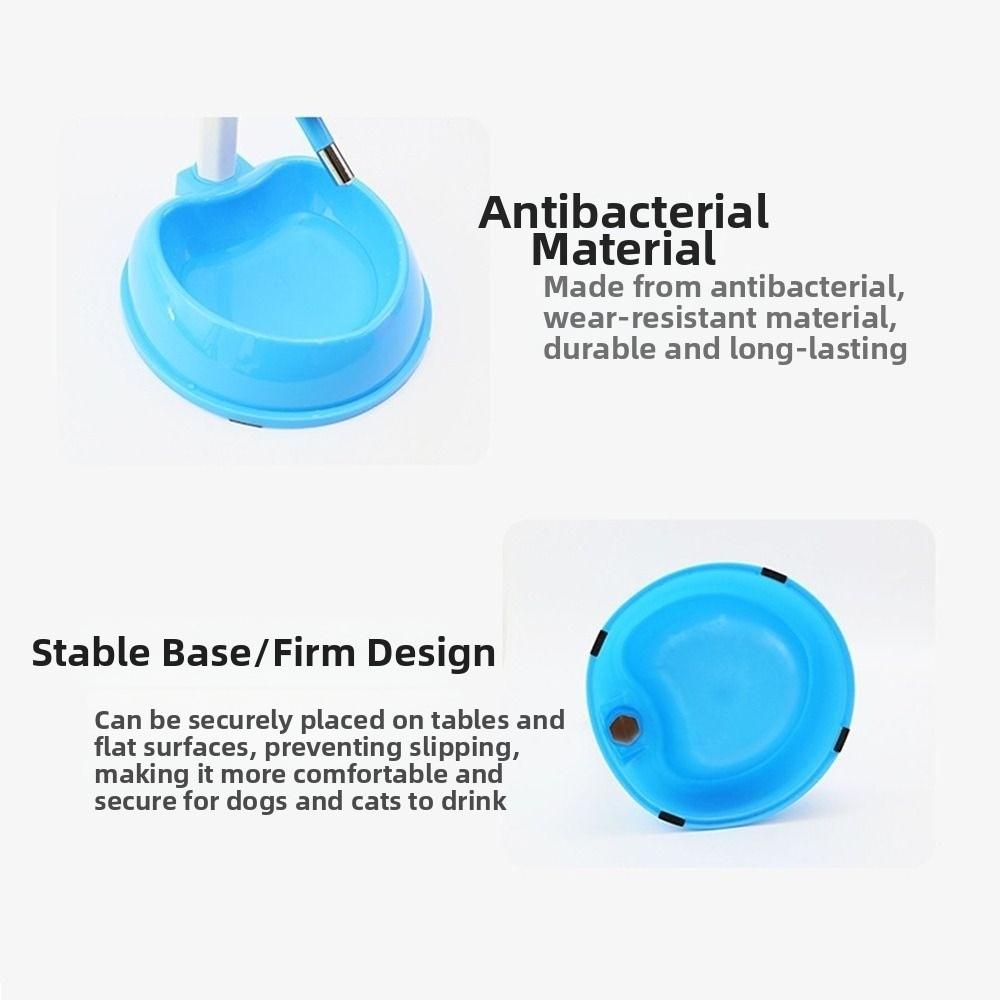 Подвесной чайник Автоматическая поилка для домашних животных Подъемная бутылка для питья для домашних животных с подставкой Использование для кошек и собак