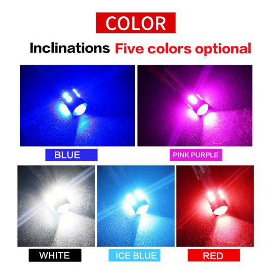 T10 W5W Яркий светодиодный автомобильный фонарь дневного света для освещения номерного знака