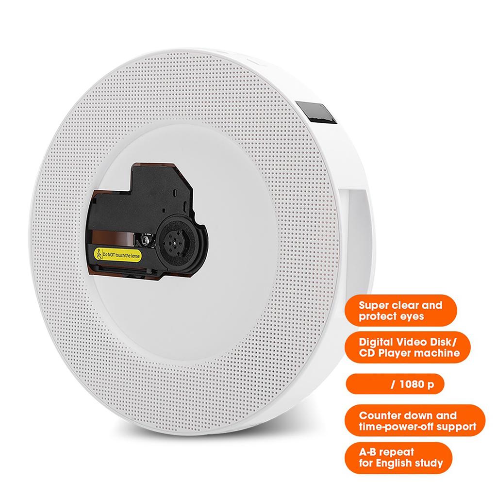 YR‑Q100 Bluetooth настенный портативный CD-плеер музыкальный плеер сигнализация для дома ( Без батареи)