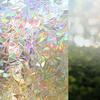 Static 3D Irregular Grain Refraction Decorative Home Glass Window Sticker Film Decor