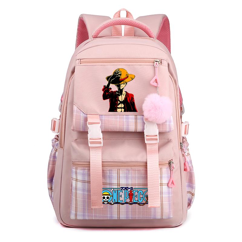 Аниме One Piece Printed College Bag Bag Document Bag Teen Back To School Холщовый рюкзак для девочек и мальчиков, студенческая сумка для ноутбука, мужская и женская дорожная сумка, рюкзак