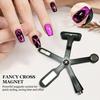 5-in-1 Cat Eyes Magnet Set Professional Nail Art Tool with French Flower Holo Effects Strong Magnetic Nail Design Kit for Gel Polish