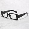 Fashion small square square anti-blue flat glasses jelly color men's and women's trend computer eye protection glasses