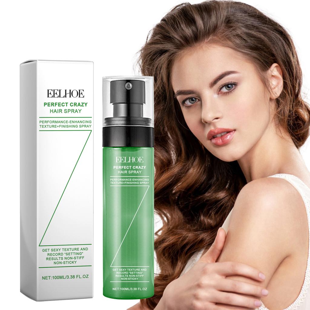 Eelhoe Hair Styling Spray Men Women Lasting Hair Fluffy Moisturizing Gel Hair Thickening Plant Protein Natural Hair Style