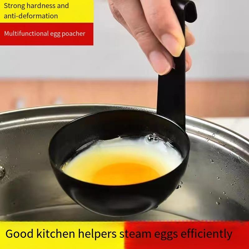 1PC Ear-hanging Boiled Poached Egg Mold Egg Cooker Quick Steaming Hot Spring Soft Heart Egg Tool Water Lying Egg Artifact