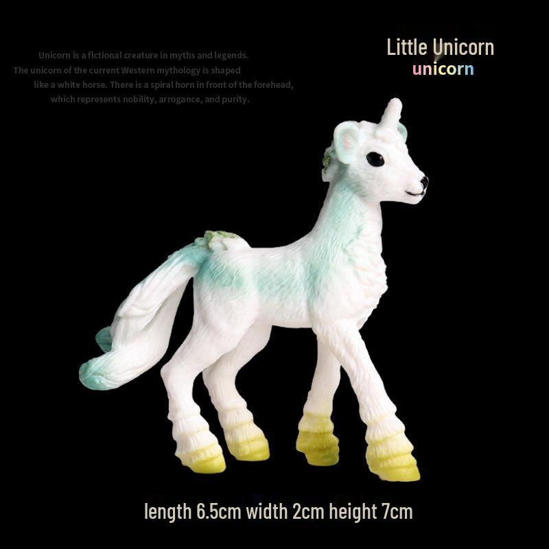 European Pegasus & Unicorn Figurine - Mythical Magic Creature Model