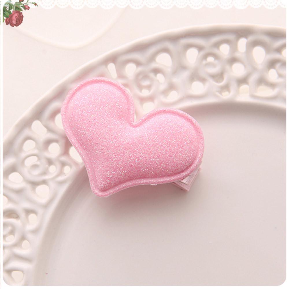 Для маленьких девочек детская блестящая заколка для волос принцессы с блестками, звездой и сердцем-бабочкой