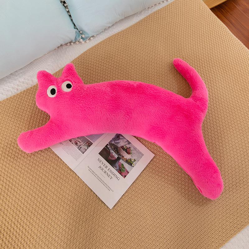 Милый котенок длинная подушка-валик дофаминовая плюшевая игрушка детская кукла для сна успокаивающая кукла