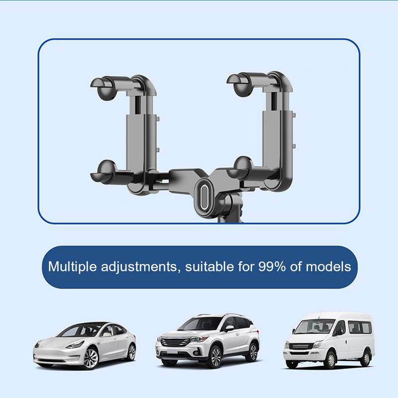 Автомобильное крепление для спортивной экшн-камеры, антивибрационный кронштейн для крепления на автомобиль, держатель для зеркала заднего вида, аксессуары для салона автомобиля