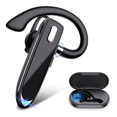 Гарнитура Bluetooth 5.3, Беспроводные наушники для одного уха, Конструкция с ушным крючком и петлей, 15 часов непрерывного использования, Встроенный микрофон, Звонки в режиме громкой связи,