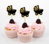 Darling Souvenir| Baby Pram Baby Shower Cupcake Toppers| Dessert Decorations - Pack Of