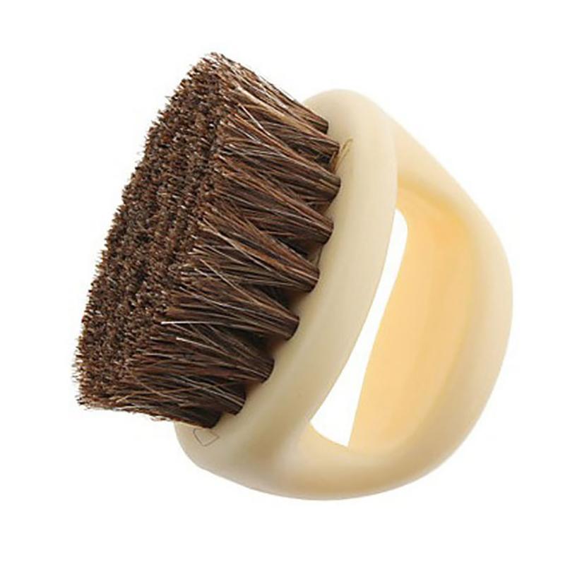 Horse Bristle Brush Bristle Brush Cleaning Leather Mat Interior Accessories