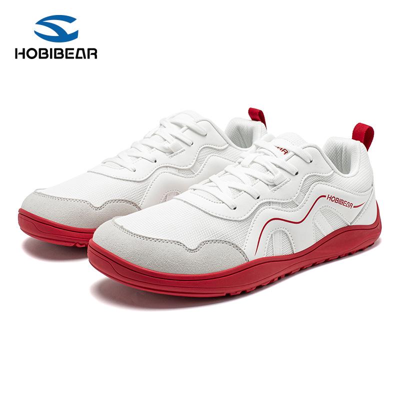 HOBIBEAR Wide-Toe Men's Comfortable Sports Shoes for Spring and Autumn - Wear-Resistant Outdoor Running and Walking Shoes.