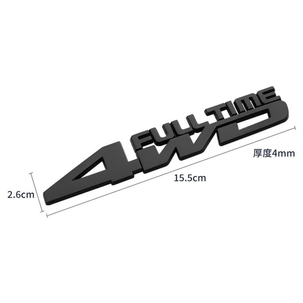3D Metal V6 V8 4WD SPORT Etc Letter Badge Sticker Side Fender Rear Trunk Emblem Decal