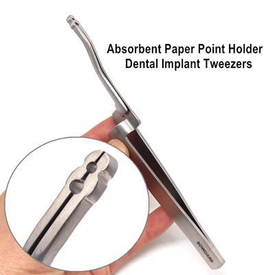 Пинцеты для зубных имплантатов, впитывающая бумага, держатель для очков, пинцет, инструменты для стоматолога