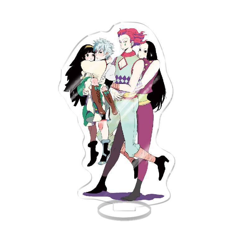Hunter x hunter анимация периферия Гонзо Киллуа студент кампус настольное украшение акриловая подставка модель очаровательная подставка пвх 15см