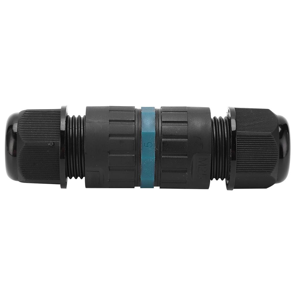 Пластиковый круглый разъем 5-контактный авиационный кабельный штекер гнездо провода водонепроницаемый M25‑5P 9~12MM