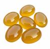 Натуральные кабошоны из мангового халцедона - Овальные камни с плоской задней стороной для изготовления ювелирных изделий